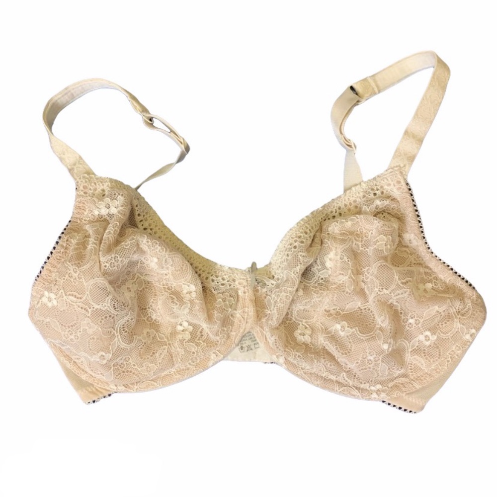 {Whimsy} Lace Bra Neutral Sexy Bra 34DDD